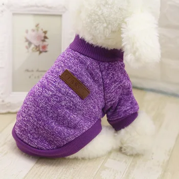 

Cute Dog Puppy Clothes Outfit Pet Cat Jacket Coat Winter Warm Soft Sweater For Small Dogs AUG889