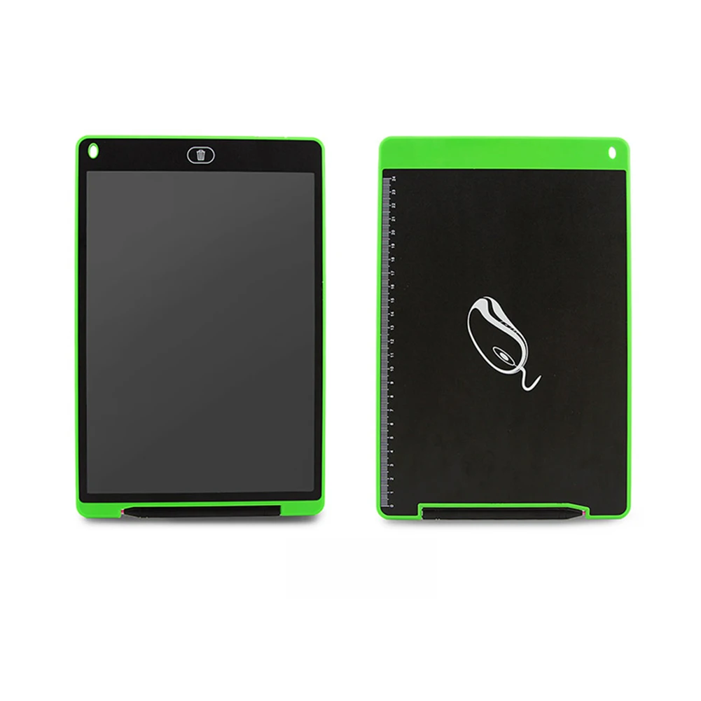 12 lcd pad lcd que escreve a almofada da tabuleta para a placa do boogie estilo simples placas stylus crianças que escrevem presentes da placa
