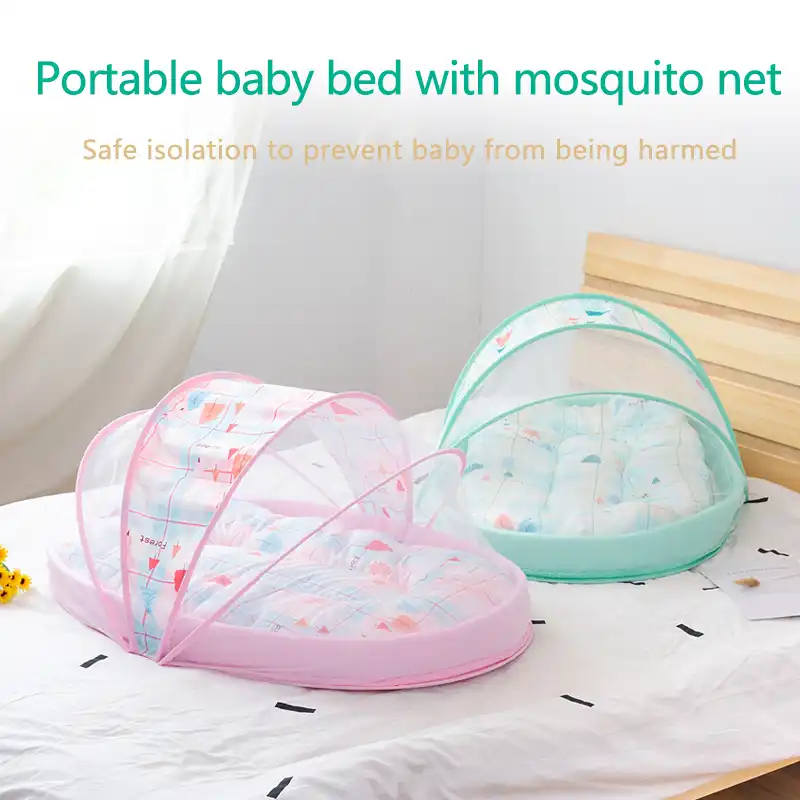 portable baby bed with mosquito net