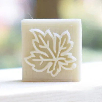 ZQWE DIY Soap Stamp White Resin Soap Stamp Natural