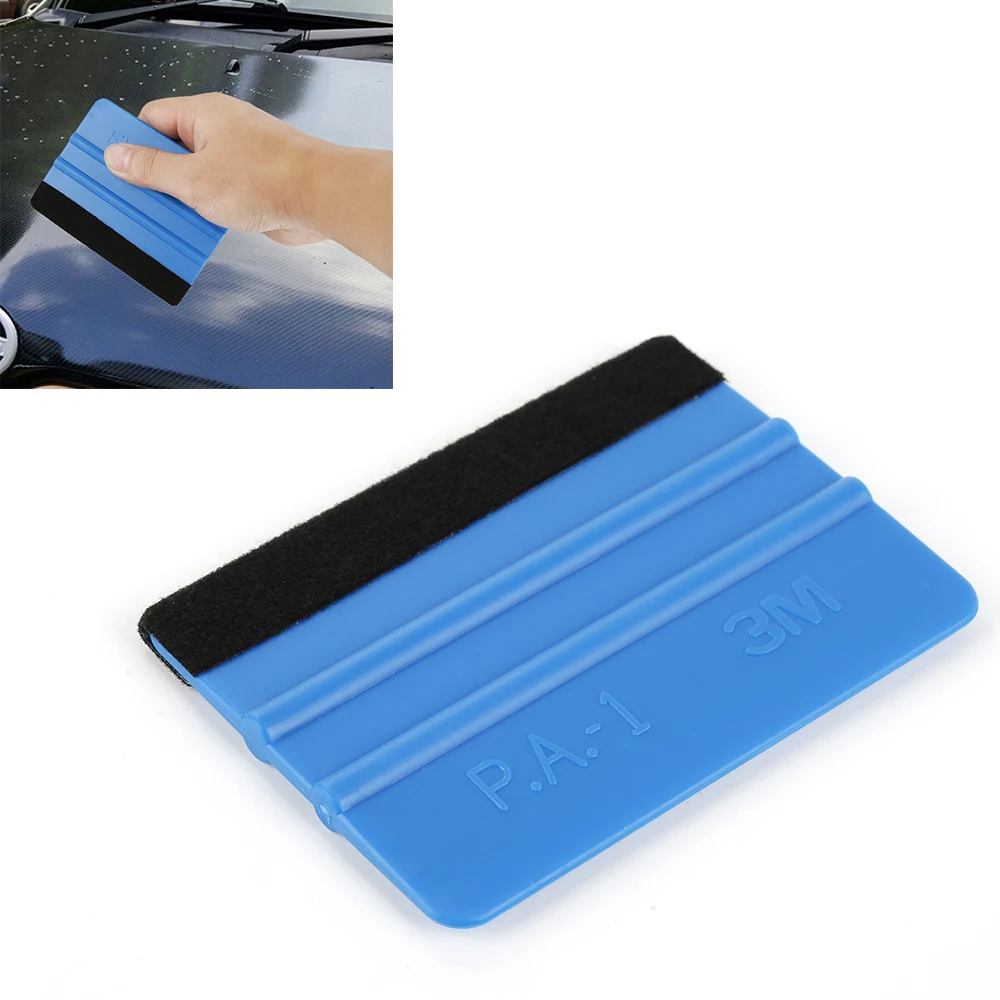 Car Wrap Applicator Tools Blue 3M Felt Edge Decals Sticker Vinyl Wrap Squeegee