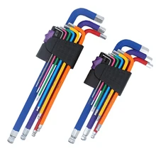 Wrench-Set Bicycle-Accessories Sleeve-Hand-Tools Torque Hex Allen Long-Metric 9pcs Ball-End