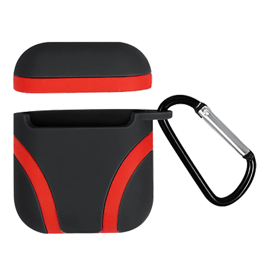 Earphone Case For Apple AirPods 2 Silicone Cover Wireless Bluetooth Headphone for Air Pods Case Protective For AirPods 103#B