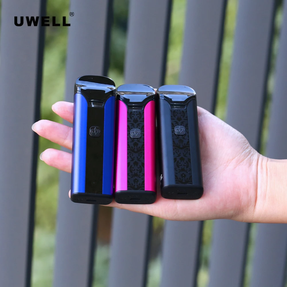 Оригинальный набор электронных сигарет Uwell Crown Pod с 1250 мАч Vape Mod 3 мл/2 мл