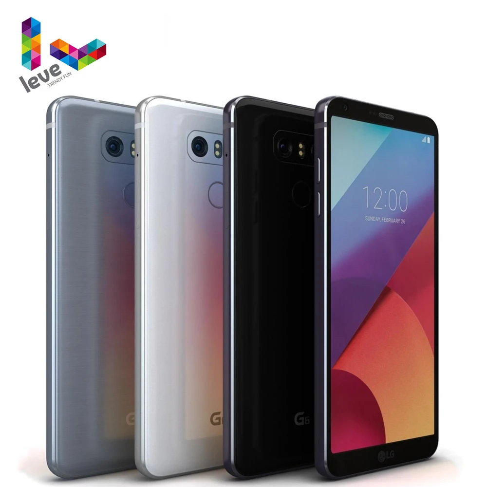 LG G6 EU Version H870DS Dual Sim Unlocked Mobile Phone 5.7&quot 4GB RAM 32&amp64&amp128GB ROM 13MP Quad Core 4G LTE Android Smartphone |