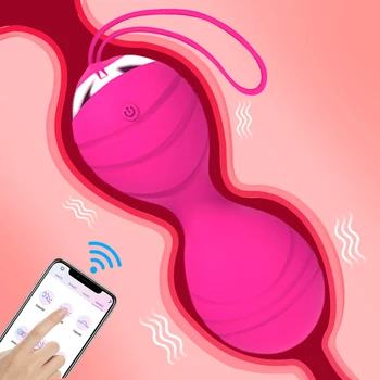 APP Remote Control Vagina Balls Vibrator Female Vaginal Tight Exercise Kegel Ball 10 frequency Vibrating Eggs Sex Toys For Women