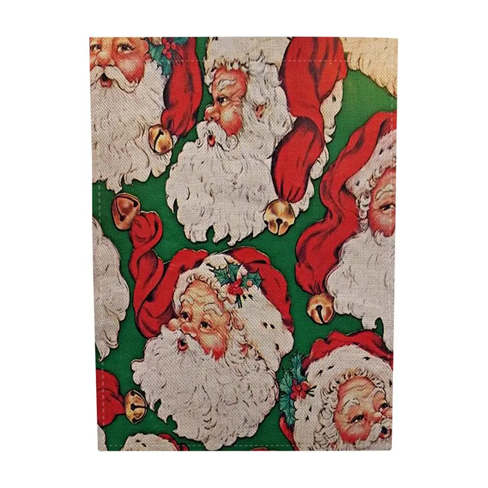 Christmas Garden Flag Event Scene Doorway Living Room Garden Outdoor Decorative Hanging Home Yard Festival Xmas Decoration - Цвет: C