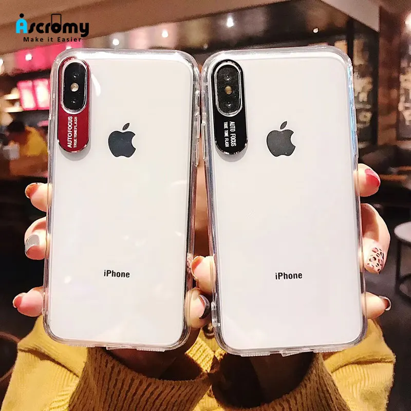 

Camera Protection Case for iPhone X R XR XS Max 8 Plus 7 6 6S Protect Back Cover Transparent Bumper Shockproof Phone Accessories