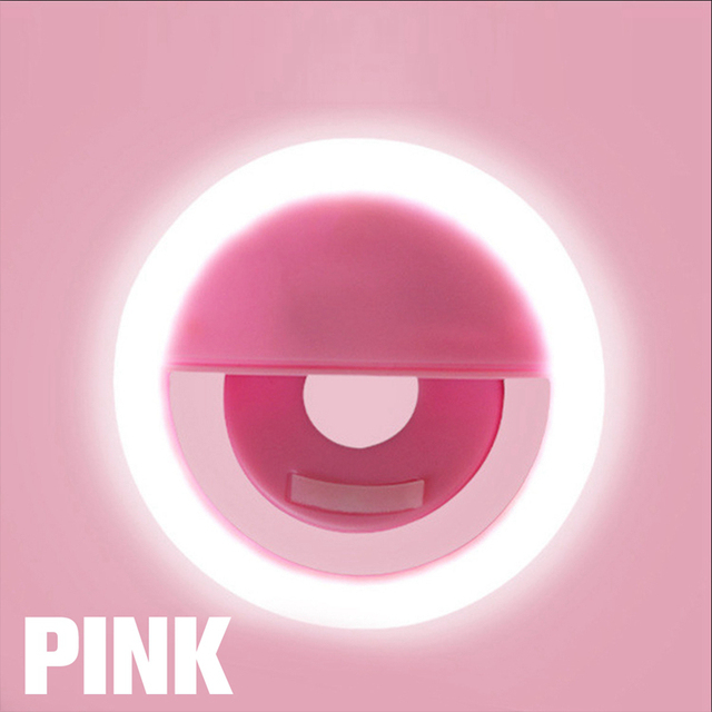 Selfie Lamp Ring Novelty Makeup Lightings Led lights Decoration Mobile Phones Photo Night Light Mirror Neon Sign Selfie Ring