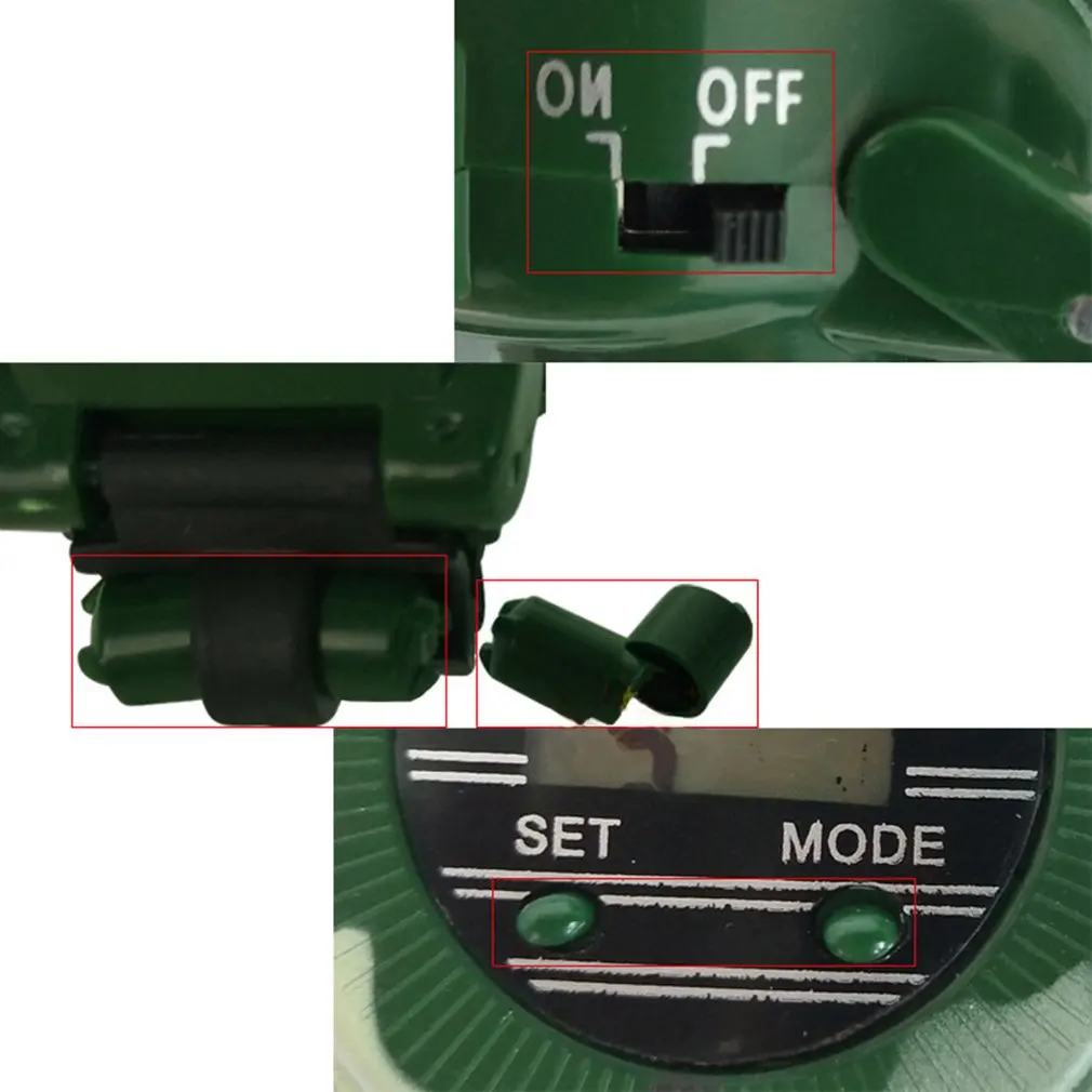 Camouflage Military Watch Wireless Walkie-Talkie Seven In One Outdoor Children Walkie-Talkie Toy English Version