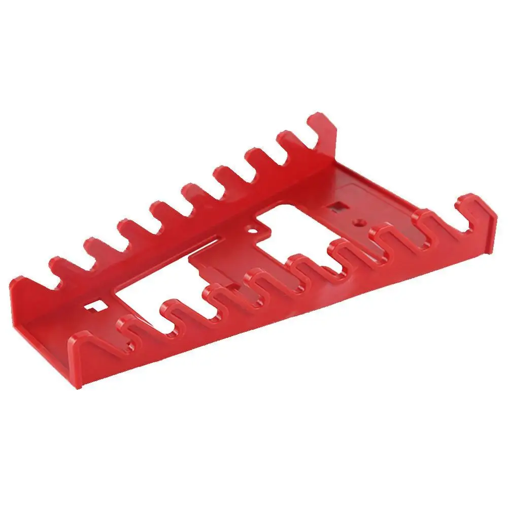 Plastic Wrench Organizer Spanner Sorter Holder Wall Mounted Tray Rack Storage Organizer Socket Tool Hook Storage Tools Household personalized tool bag