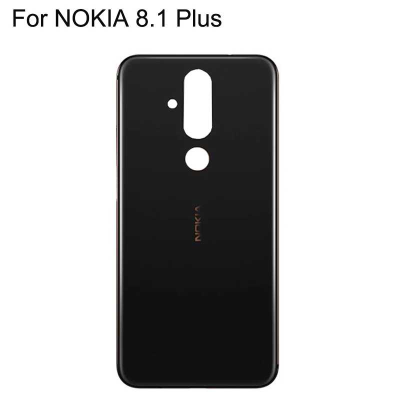 Задняя крышка батарейного отсека для NOKIA 8 1 PLUS задняя чехол NOKIA8.1 Замена запасных