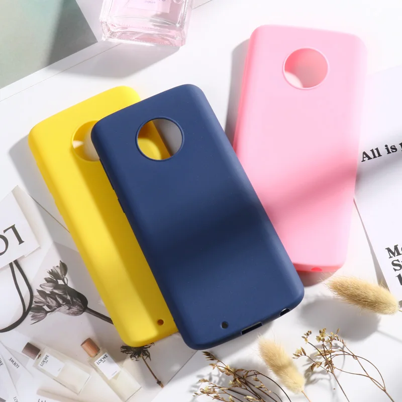 

For Moto G7 G6 Plus 2018 G7 Power G7 Play Cases Soft Silicone Back Cover Case for Moto E5 Play Go Phone cover Capa