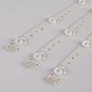 

New Kit 8 PCS 5LED 405mm LED strip For Polaroid TQL43F4PR001 43E6000 5800-W43001-3P00 E465853 02K03177A RDL430WY RDL430FY