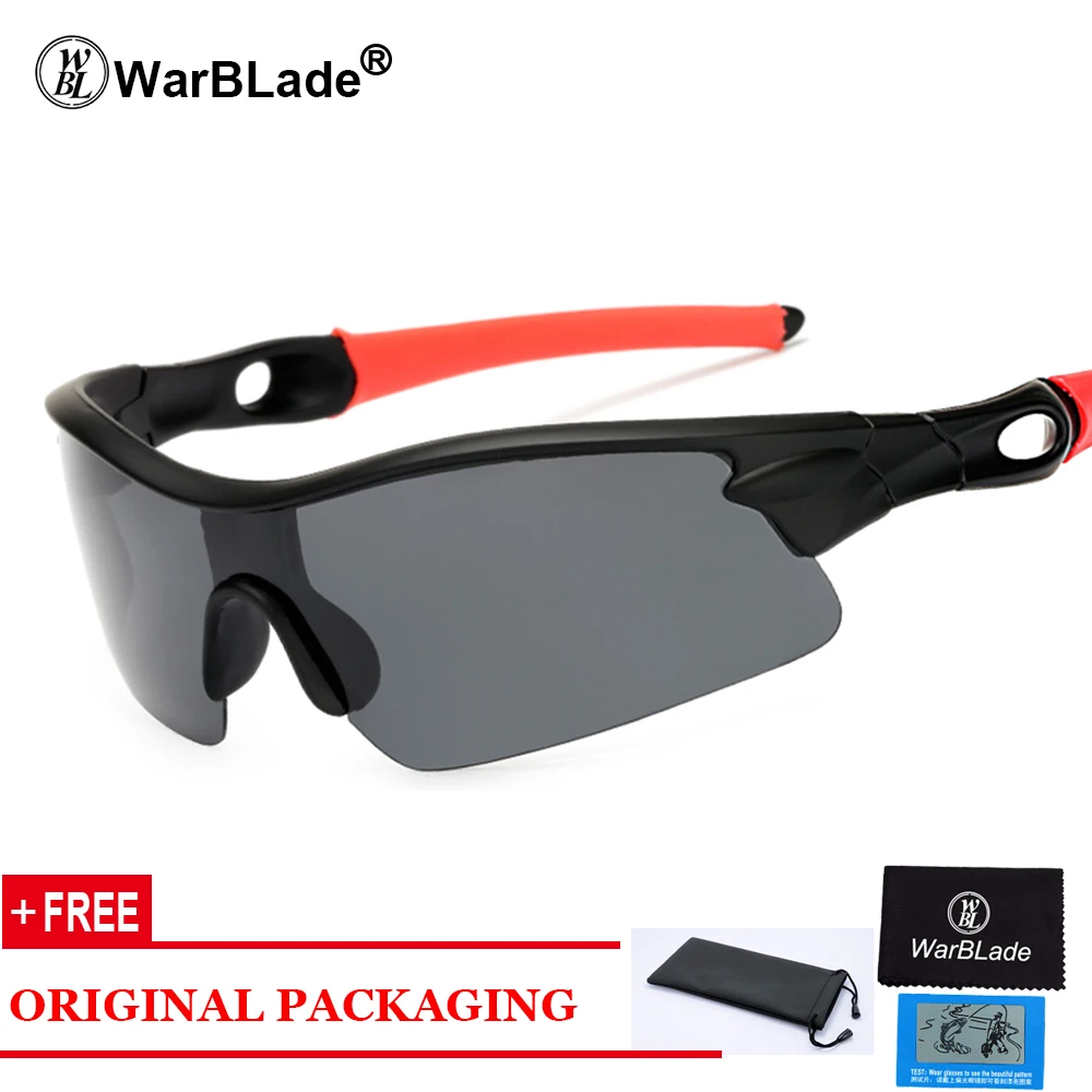 grey lens WarBLade Новые поляризованные солнцезащитные очки для мужчин высшего качества мужские солнцезащитные очки Брендовые дизайнерские уличные спортивные очки UV400 классические - Цвет линз: grey lens