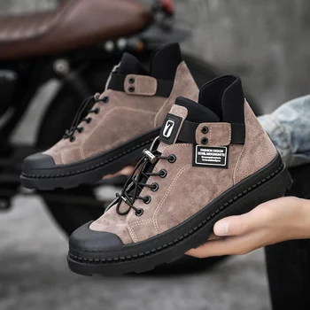 

Men's comfortable casual shoes high-top shoes lightweight wear-resistant shoes male shoes cheap men sneakers