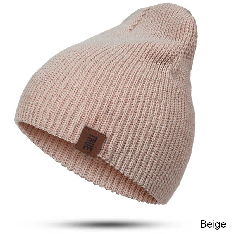 Gorros Mujer Invierno, зимняя вязаная теплая Повседневная шапка, одноцветная шапка с буквенным принтом, индивидуальная шапка Skullies Beanies, унисекс, для спорта на открытом воздухе