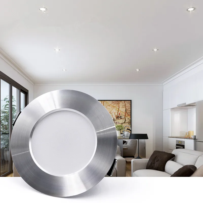 

Spot new LED downlight ceiling silver warm white / cool white 15W 12W 9W 7W 5W led light AC 220V 230V 240V