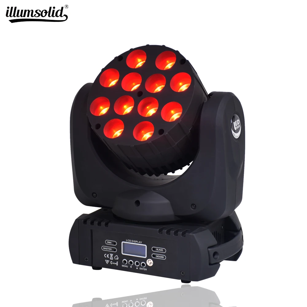 Lyre Led Wash DMX Stage Light Moving Head LED Beam 12X12W Professional Stage Lighting RGBW DJ Equipment For Music Evening