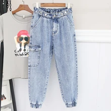 Женские осень-зима размера плюс джинсы женские Штаны женский плюс mujer Pantalon Femme Джинсы Модные «дырявые» Высокая талия джинсы