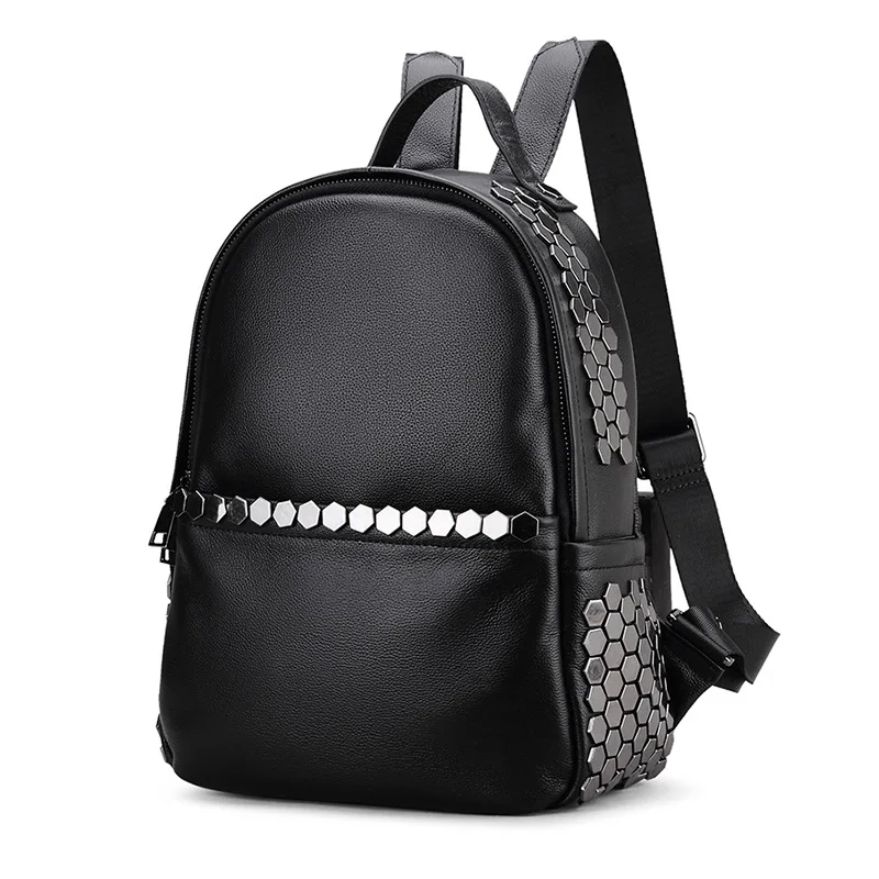 

Women Backpack Genuine Leather School Bag New Fashion Mochilas Mochila Feminina Bolsas Mujer Backpacks Rugzak Back Pack Bag 2019