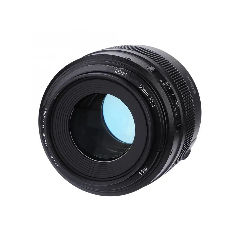 YN-50mm f1.4 большой диафрагма Prime объектив AF/MF для камеры Canon DSLR