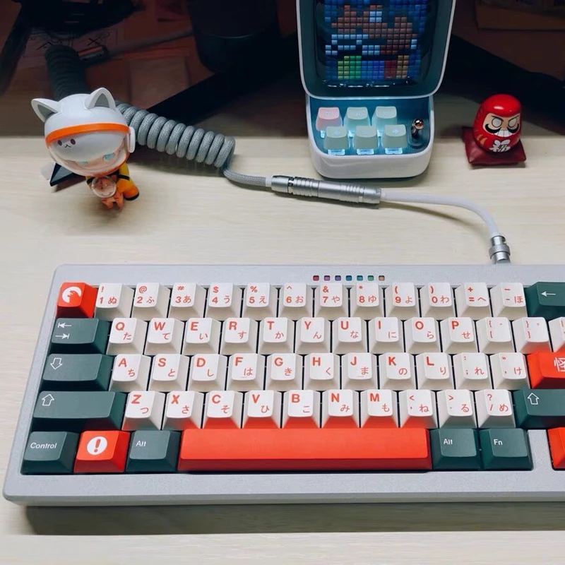 Gmk Kaiju Keycaps Pbt Sublimação Dye Perfil Cherry Keycap com Iso Enter 6u 6.5u 7u Barra de Espaço Conjunto - Imagem 4