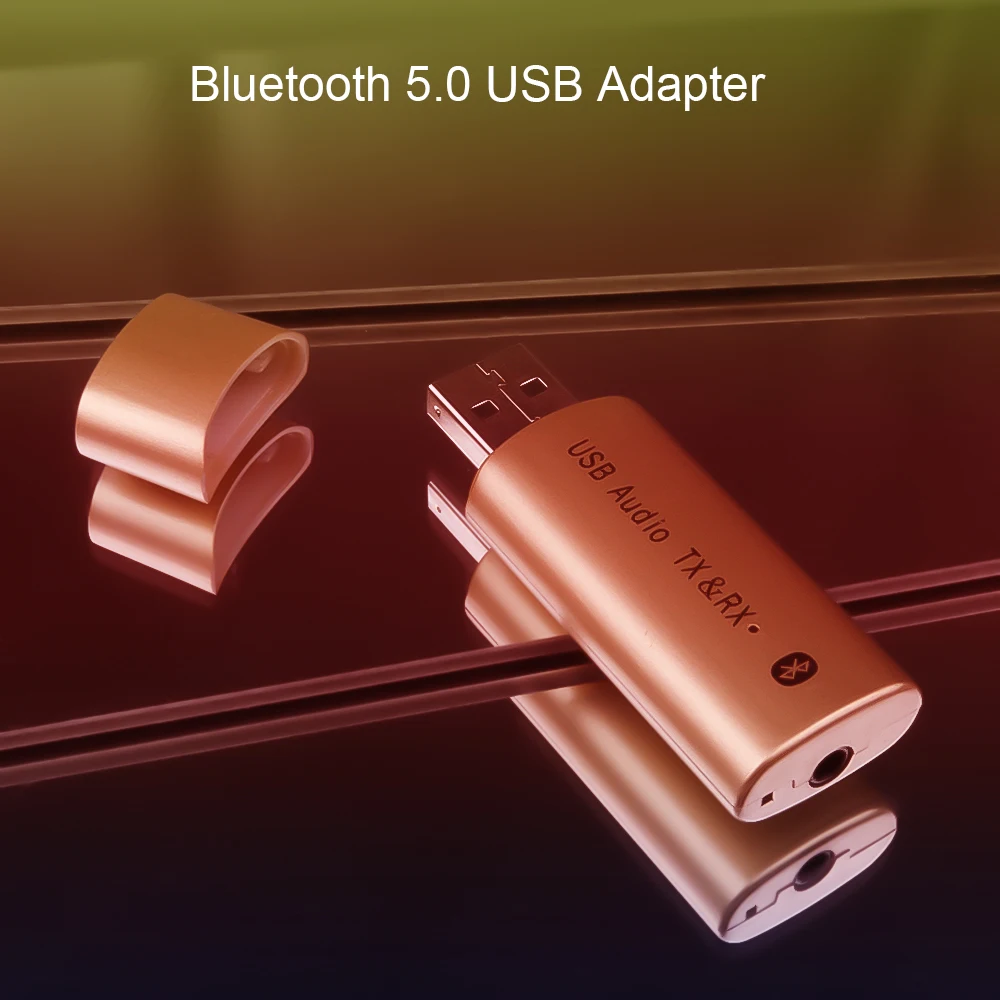 Bluetooth 5,0 аудио USB приемник передатчик мини стерео Bluetooth AUX RCA USB 3,5 мм разъем для ТВ PC автомобильный комплект беспроводной адаптер