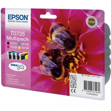 Картридж Epson T0735 C13T10554A10/T07354A Multipack for CX3900/CX4900/CX5900 | Компьютеры и офис