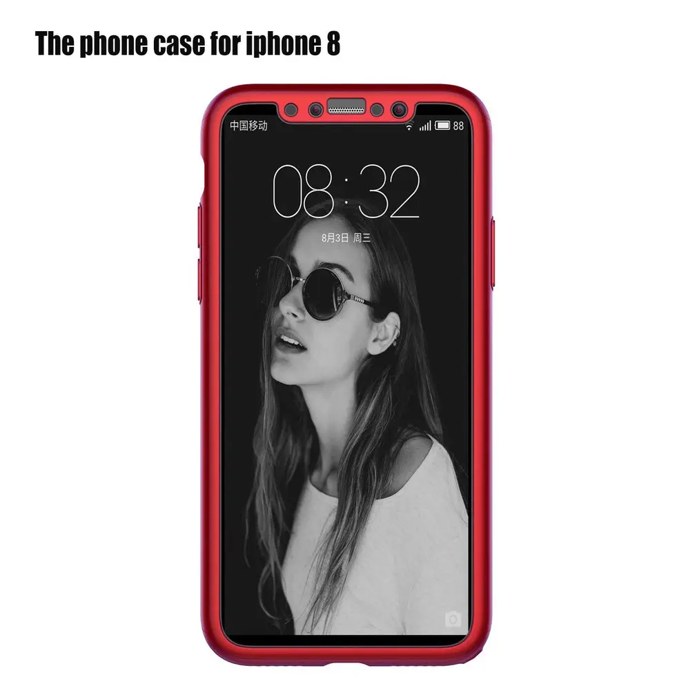 

Protected Phone Case Comfortable Drop Resistant Polish Cover Elegant Solid Phone Shell For iPhone X