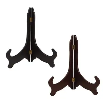 

1pcs Wooden Multifunction Display Stand Plate Holder Easels Display Stand 6/8/10/12 Inch Photo Decorating Base Home Decor
