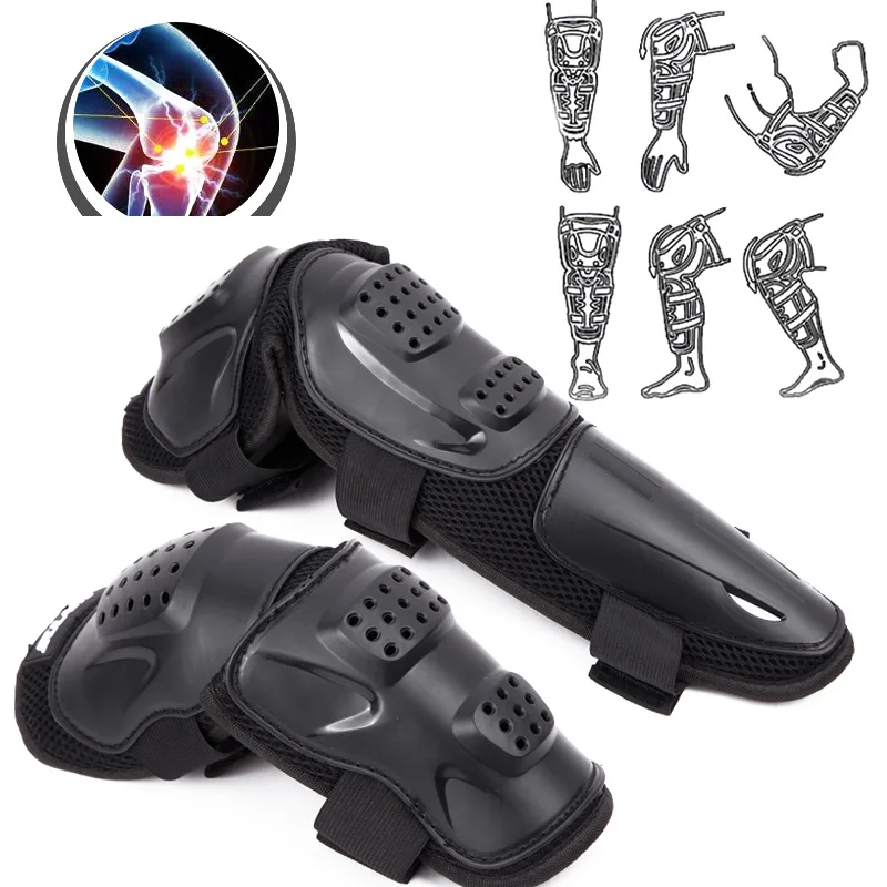 Roller-Skating Kneepad Roller Protector Motorcycle Protecting Palm Skating Protective Gear PE+EVA Cross-Country Race Sports
