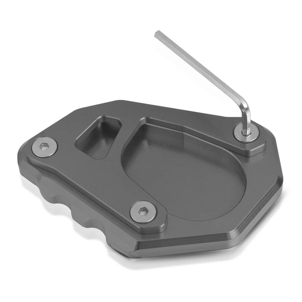 Аксессуары для мотоциклов moto CNC алюминиевая боковая стойка для мотоцикла rbike подставка для KTM 790 Adventure R/S 790 Adventure - Цвет: gray-gray