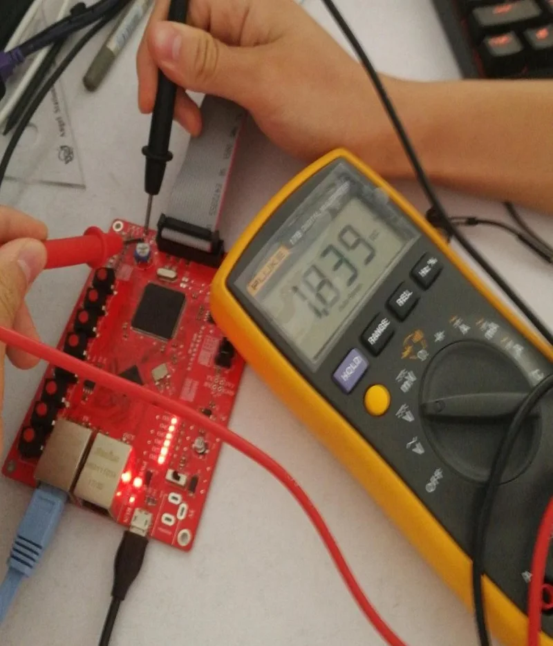 Для EtherCat slave station макетная плата STM32F407+ LAN9252 обучающая плата с IO AD DA последовательным портом