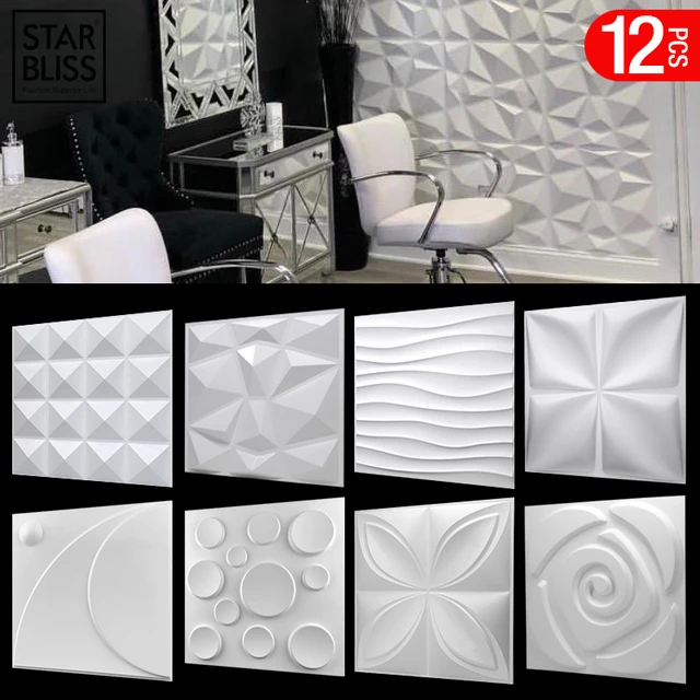 Add dimension with decorative 3d wall panels for an elegant interior