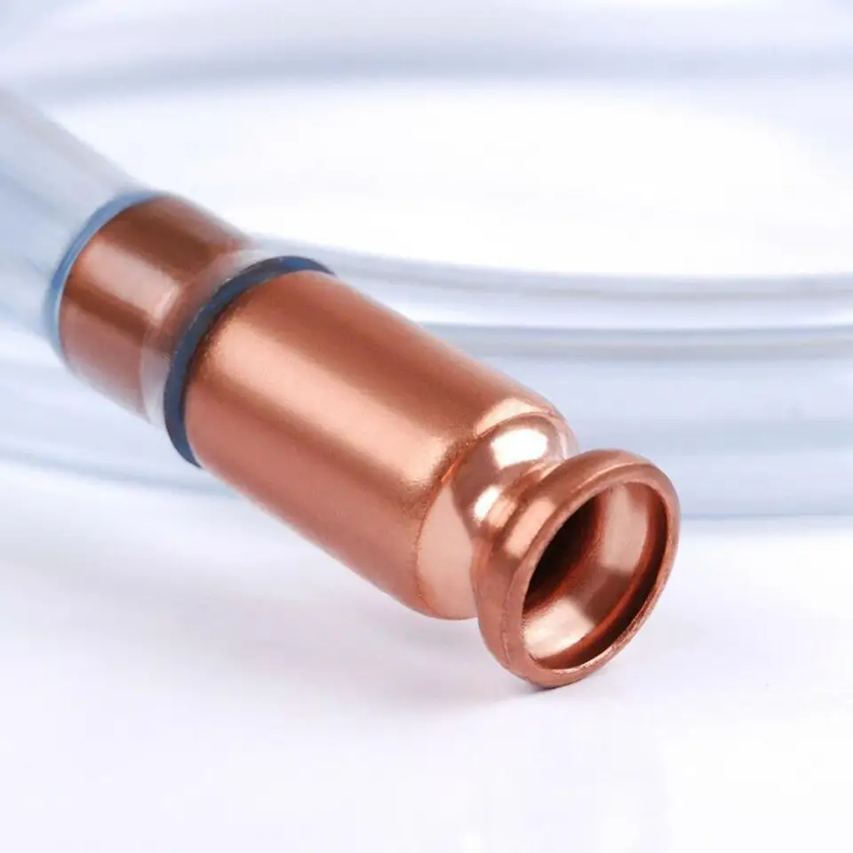 Pompa A Sifone Manuale Per Carburante E Acqua, Tubo 1,8 M, Pompe Autoadescante Multiuso Con Valvola In Rame - 3