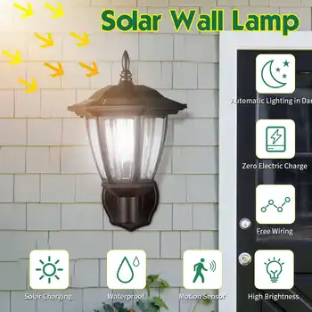 

LED Solar Light Waterproof IP65 Sensor Lighting Outdoor Light Path Wall Lamp Spot LED Solar lamp White Light For Garden Wall