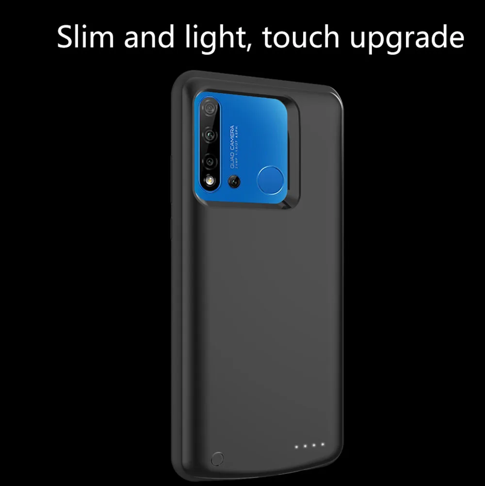 Для huawei P20 Lite Nova 5i 6500mAh Чехол для зарядного устройства расширенная батарея резервного копирования PowerBank Защитная крышка задний Чехол бант