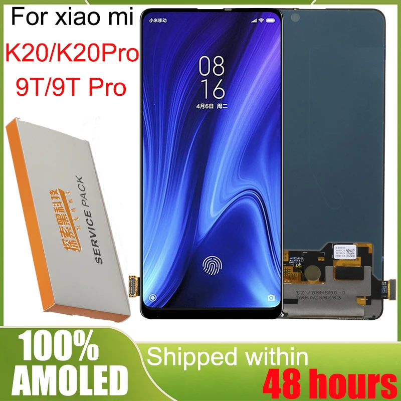 6 39 ''AMOLED K20 9T LCD для XIAO MI Red mi Pro ЖК дисплей кодирующий преобразователь сенсорного