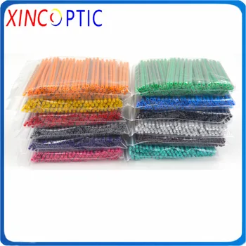 

3600pcs/Lot,OD2.5*1.2*60mm 12color Fiber Optic Fusion Splice Protection Sleeves,12 colorful Heat Shrink Fiber Protective Sleeve