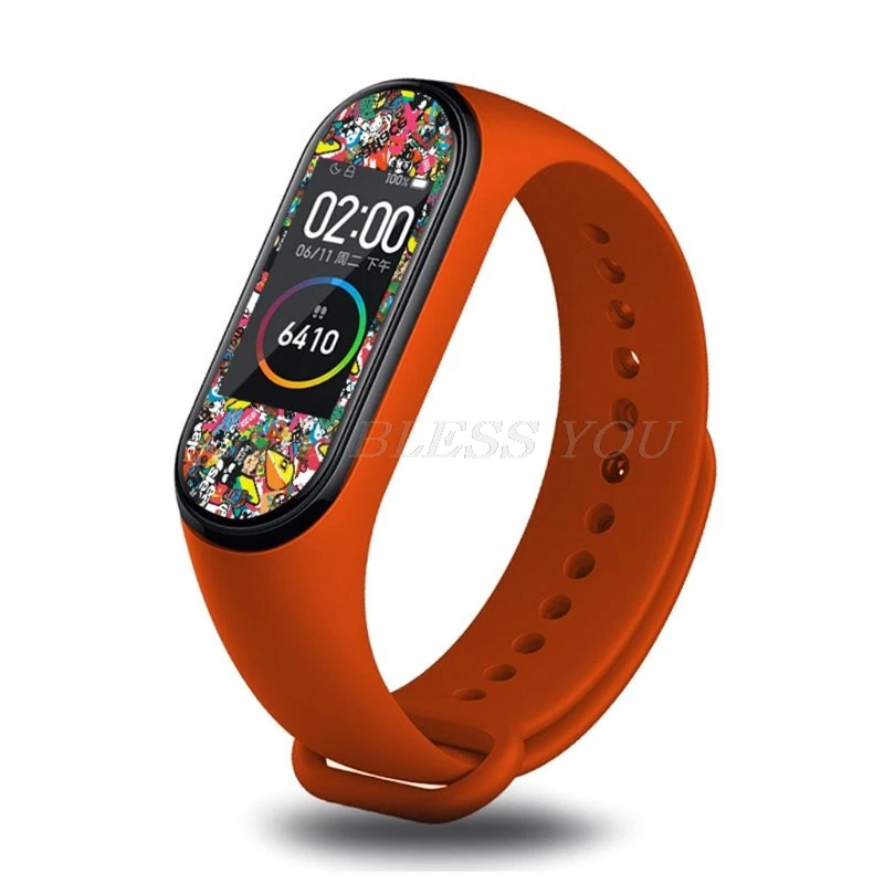 

Anti-scratch PET Colorful Screen Protector Protective Film for Xiaomi Mi Band 4 Smart Bracelet Accessories