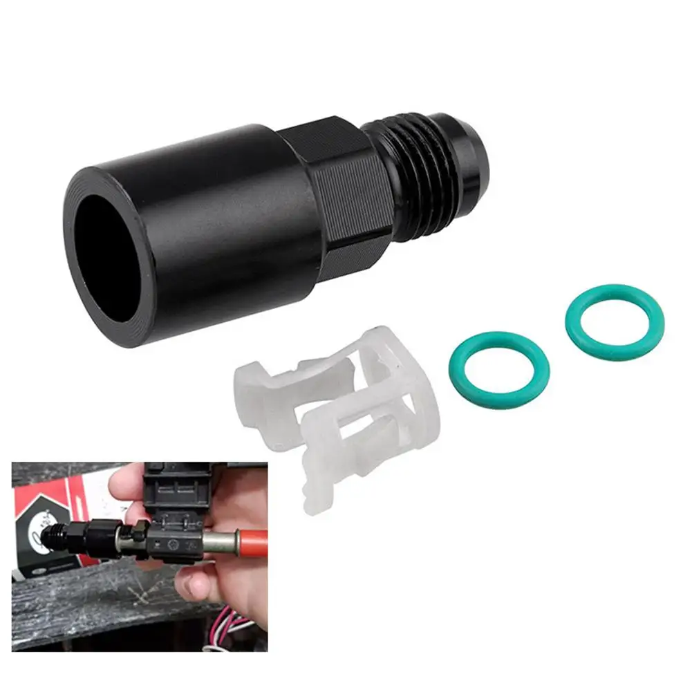 Fuel Distribution Pipe Joint Quick Connect Rail Line Adapter Fitting LS LS1 LS3-6AN To 5/16 Hose AN808-01 |