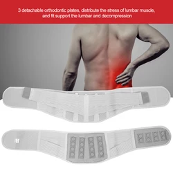 Magnet Magnetic Waist Protection Belt Breathable Health Care Waist Lumbar Correction Brace Closefitting Unisex Four Seasons Gray