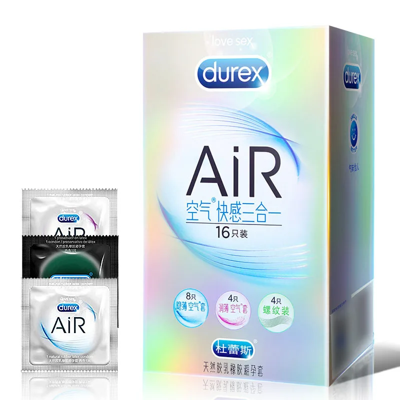 Durex AiR 3in1 презервативы ультра тонкий супер чувствительность детектора в виде
