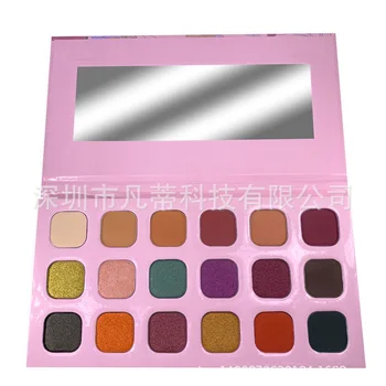 

1F Minimum10,18 color pearlescent matte eye shadow disc can private label custom logo if meet minimum wholesale cosmetics