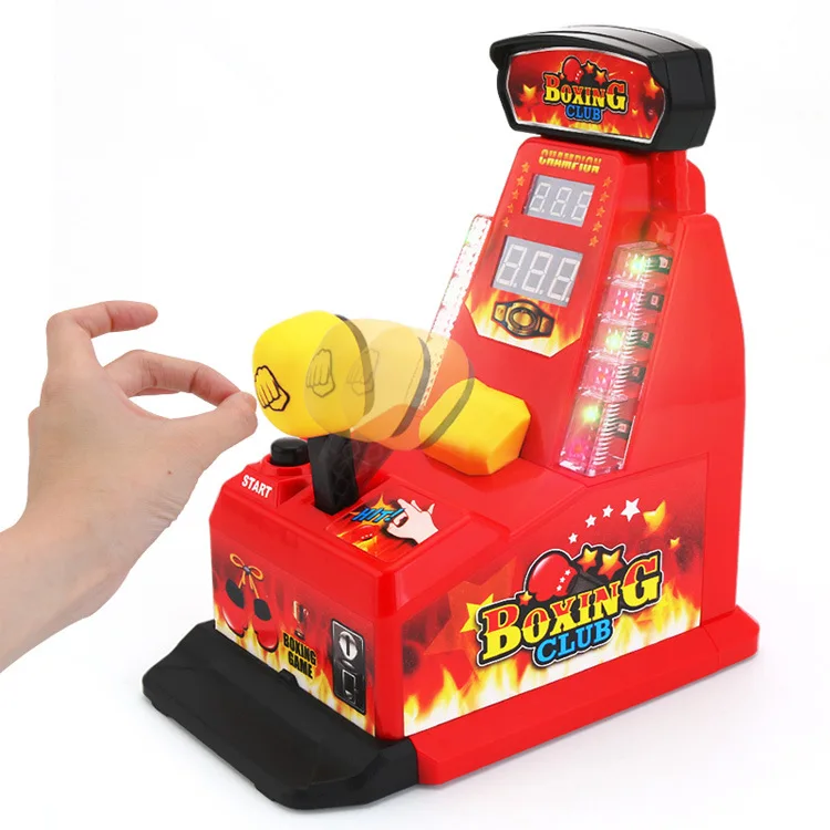 

Finger Boxing Machine Champion Game Integral Machine Mini Desktop Refers to Force King Boxing Fighting Elasticity Machine Toy