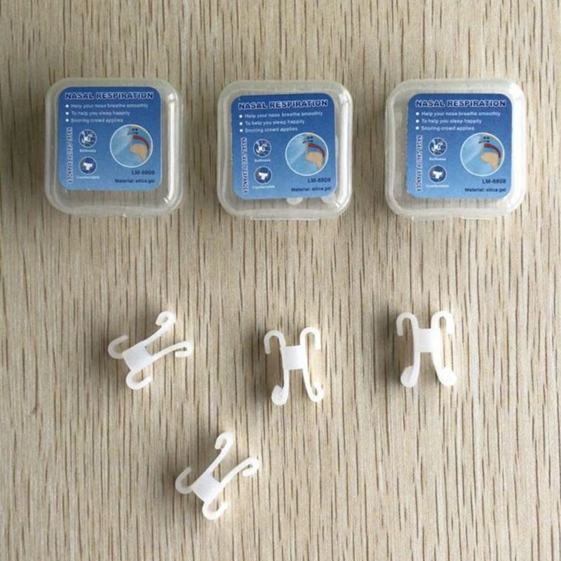 Stop Snoring Nose Clip Anti Snoring Device Apnea Nose Breathe Clip for Sleep Aid Healthy Care