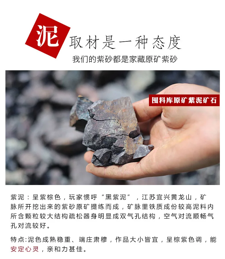 Yixing Zhou Ting Yixing Clay Teapot Tea Set Rain Sand Raw Ore Purple Clay Ruyi Kettle Entirely Handmade Carving Customizable Let