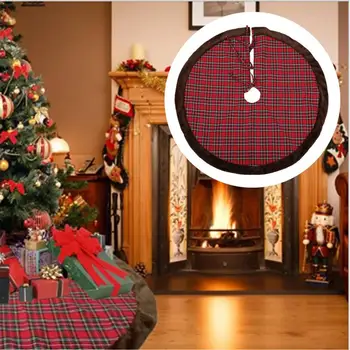 

Cloth Skirt Base Floor Mat Tree Skirt Christmas Santa Claus Market Gift Ornament Soft Beautiful