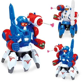 

Dancing Robot Toy Dazzling Music Robot Shiny Educational Toy Electronic Walking Dancing Robot Kids Music Robot Toys For Children